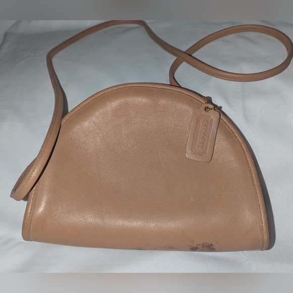 Coach Vintage Kimball Tan Leather Crossbody Bag.230 - Picture 6 of 9